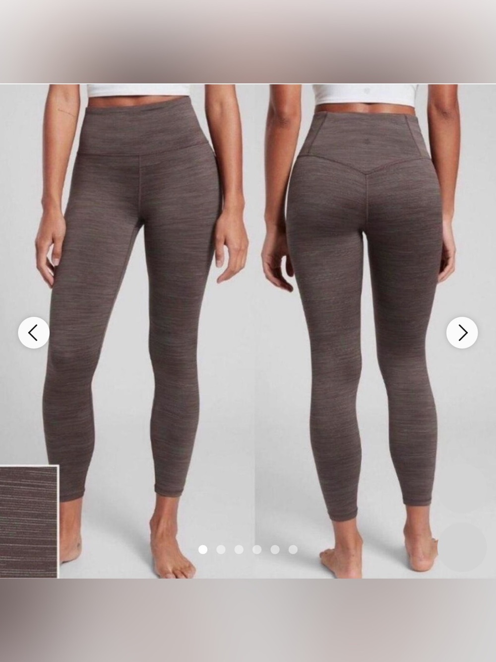 Athleta Elation Space Dye 7/8 Tight Leggings - Size XS